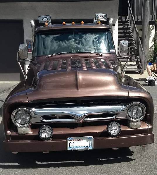1956 ford f100 one of a kind sharp f100 this is not a f250 for some reason ebay