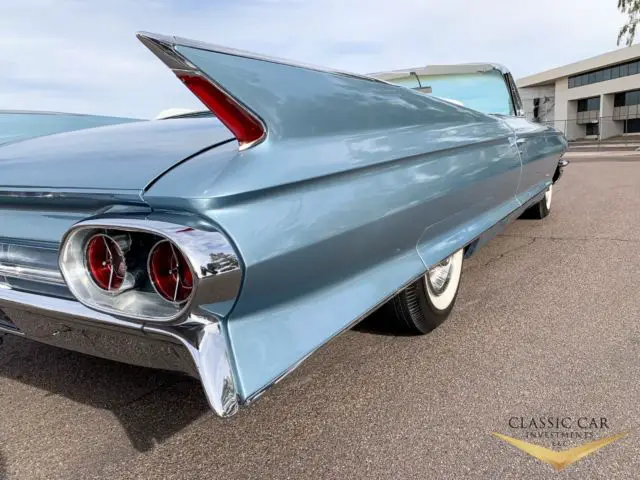 1961 cadillac series 62 convertible - beautiful car -rare factory a/c & buckets!