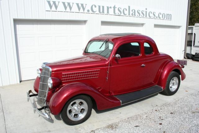 1935 ford 5 window steel body coupe 350 auto