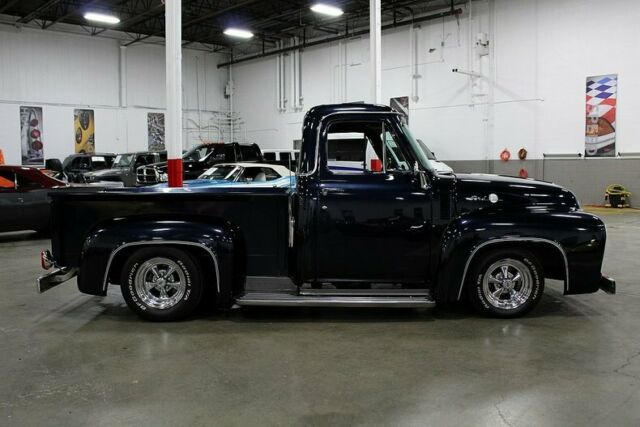 1955 ford f100 6045 miles blue pickup truck 302ci v8 automatic