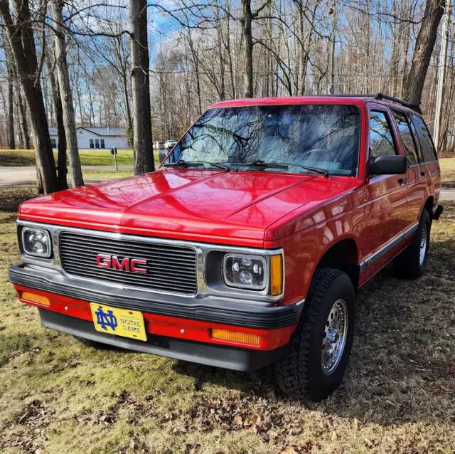 1992 gmc jimmy suv red 4wd automatic jimmy