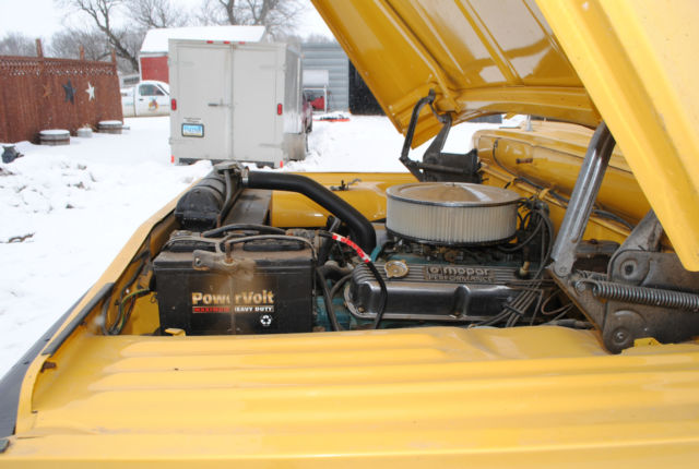 1971 fully restored dodge powerwagon camper special canary yellow