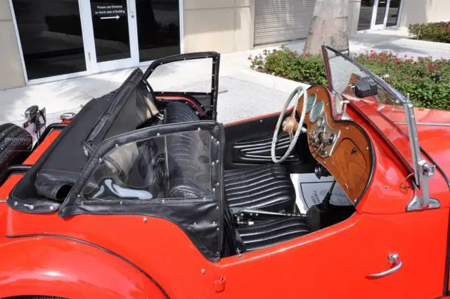 1951 mg td convertible td 60532 miles red convertible manual