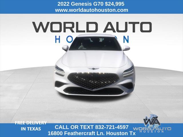 2022 genesis g70 2.0t rwd