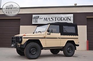 1989 tan g-class g-wagon g-series 240gd d-90 defender 4x4 300gd diesel 4 wheel