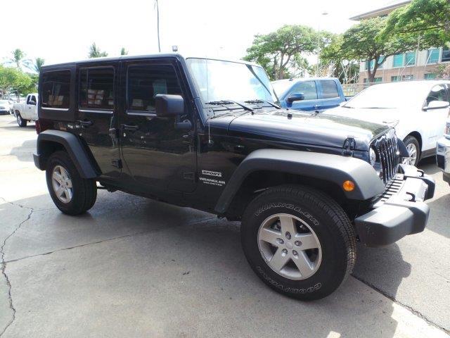2017 jeep wrangler unlimited sport 4x4 sport 4dr suv for sale in honolulu, hawaii