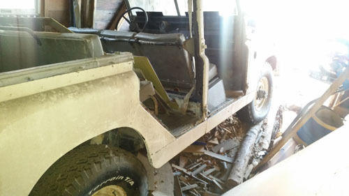 1964 land rover series safari wagon / defender 110 project