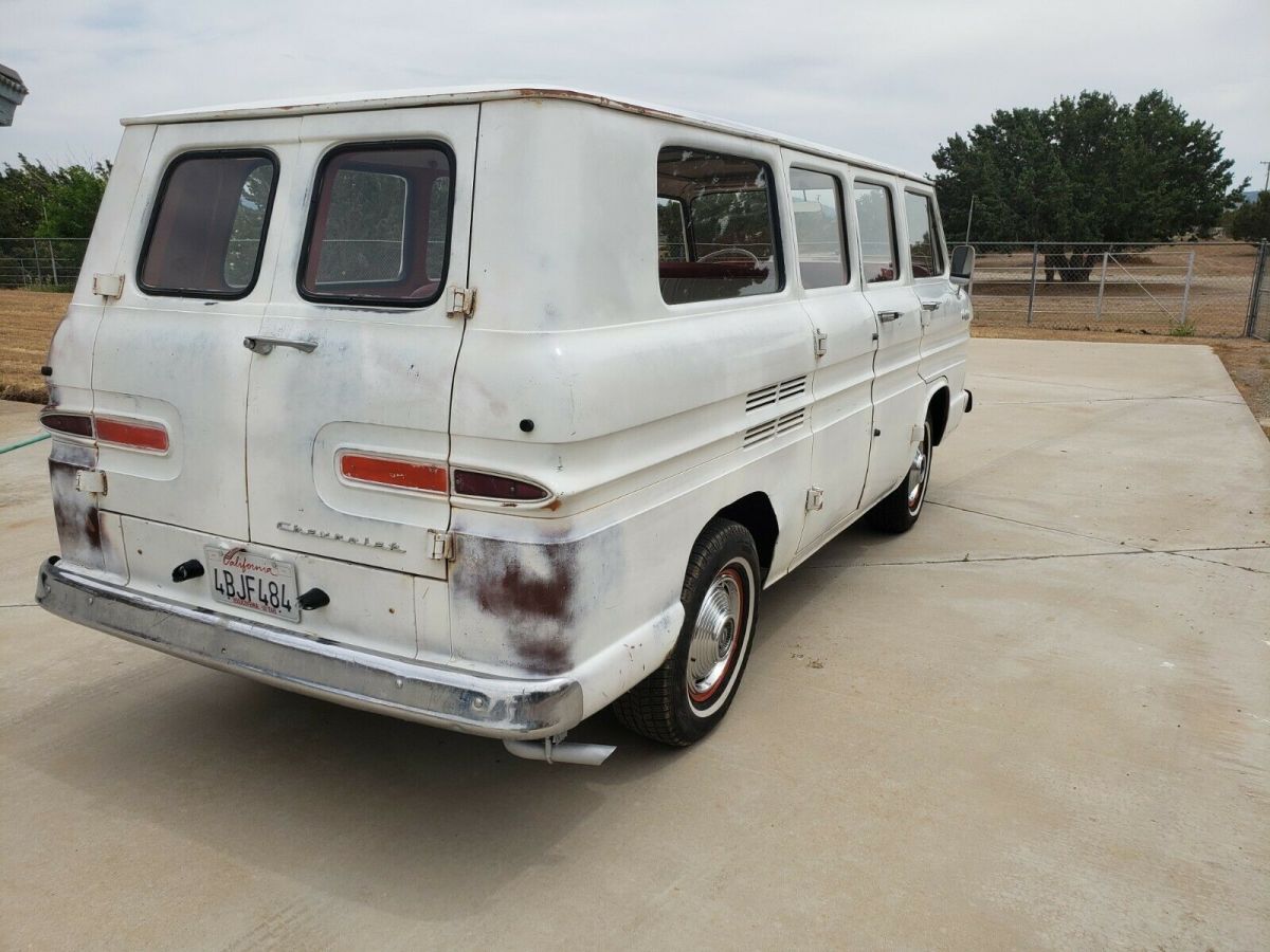 1963 chevy corvair van green briar