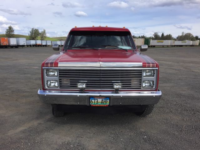 1986 chevrolet c30 crew cab dually - 5spd manual / 454!