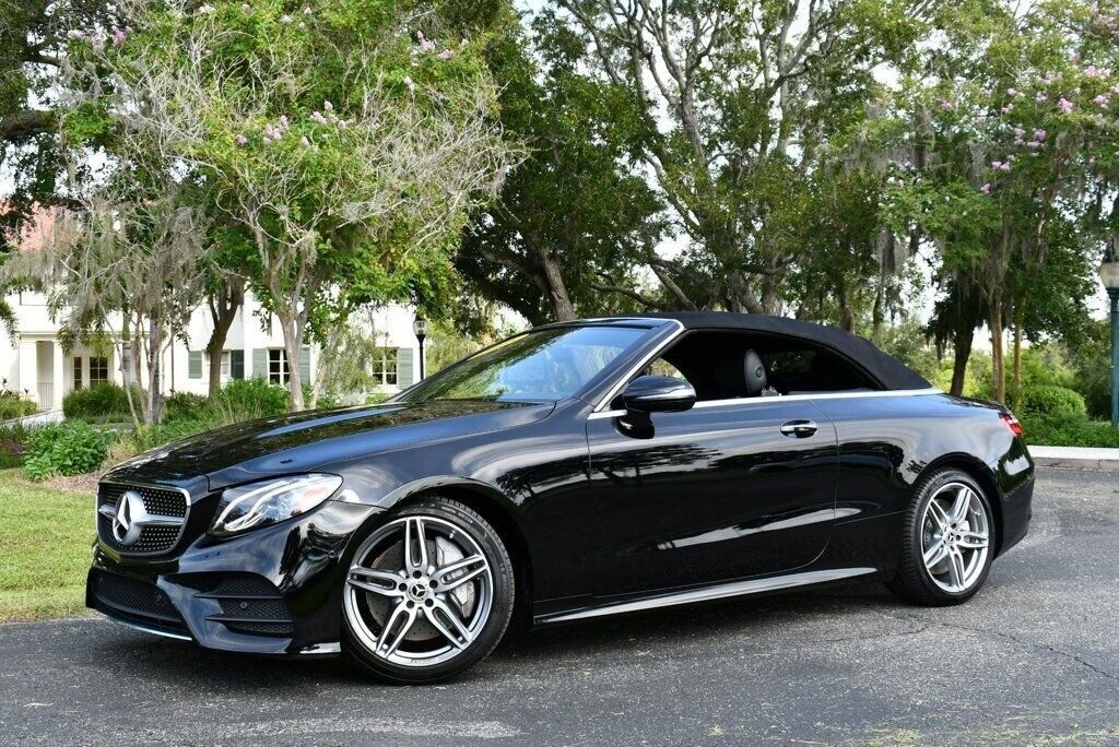 2018 mercedes-benz e-class e 400 rwd cabriolet w/p1 and amg line packages