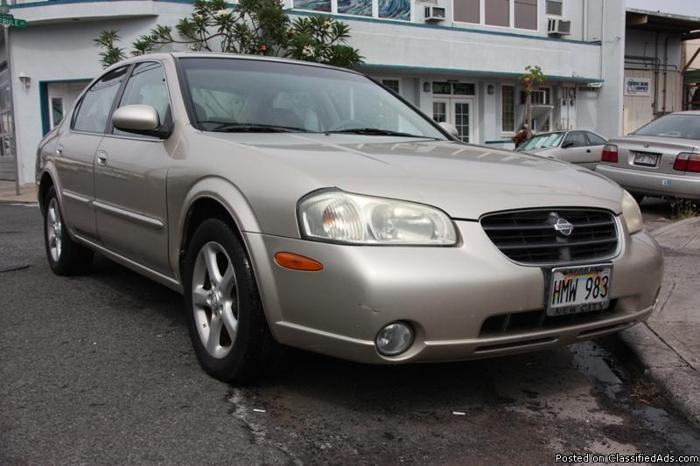 2001 nissan maxima 20th anniversiary edition 51k miles only for sale in honolulu, hawaii