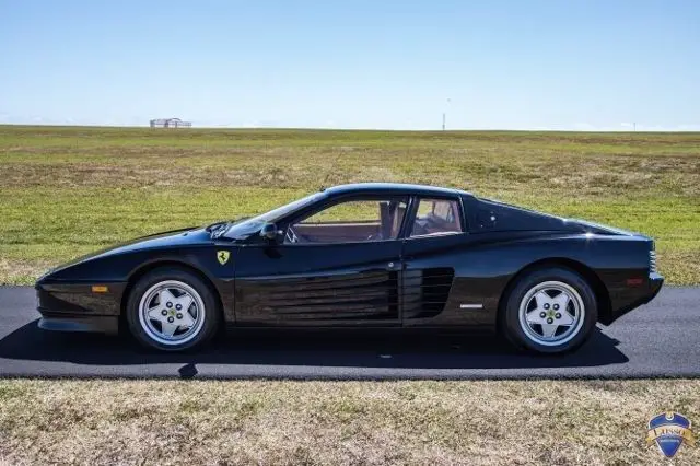 1991 ferrari testarossa 11570 miles black v12 manual