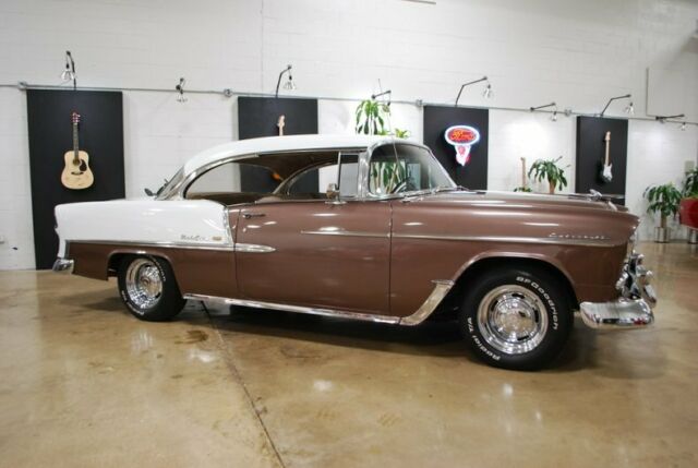 1955 chevy bel air hardtop, zz4 350ci v8, 4-speed, tilt, great driver!