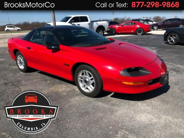 1994 chevrolet camaro 2dr coupe z28 76547 miles red 5.7l automatic