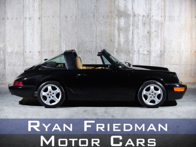 1991 porsche 911 carrera targa 62143 miles schwartz metallic targa h6 3.6l manua