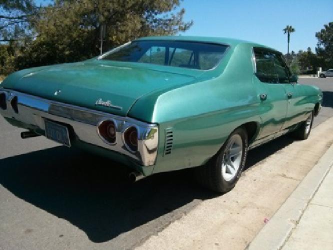 1971 chevrolet chevelle malibu series, 128k low miles, runs great, classic daily in san diego, ca