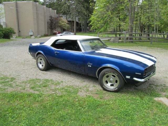 68 camaro ss/rs convertible 4 speed 396