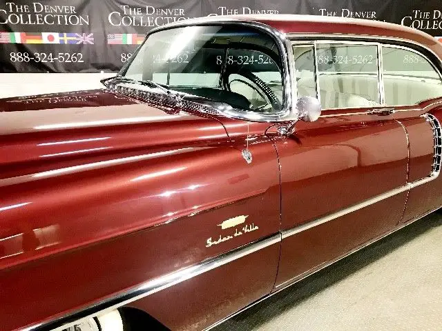 1956 cadillac deville 22,150 miles burgundy 365 automatic