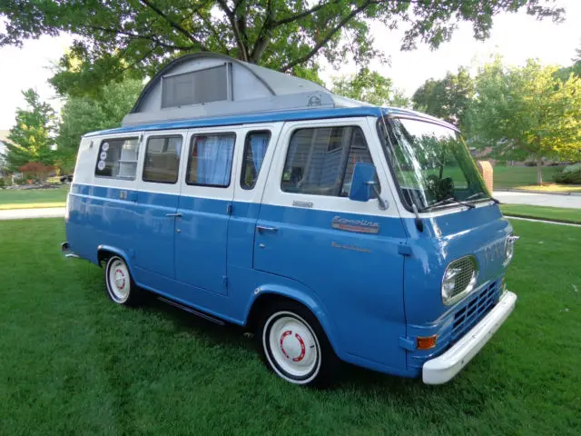 1966 ford econoline travelwagon supervan * turtle top conversion * 49k miles!