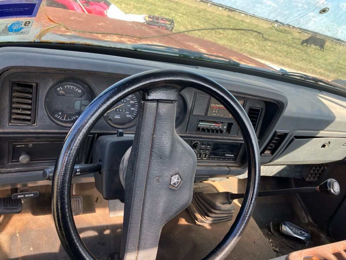 1990 dodge d-series pickup yellow d200