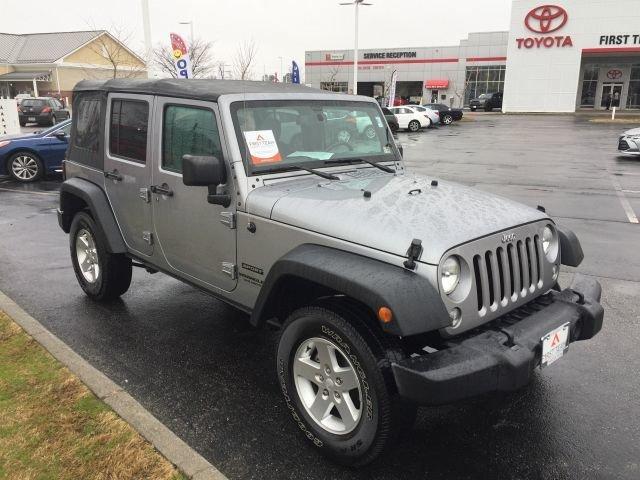 used 2016 jeep wrangler 4wd unlimited sport chesapeake, va 23321 for sale in chesapeake, virginia