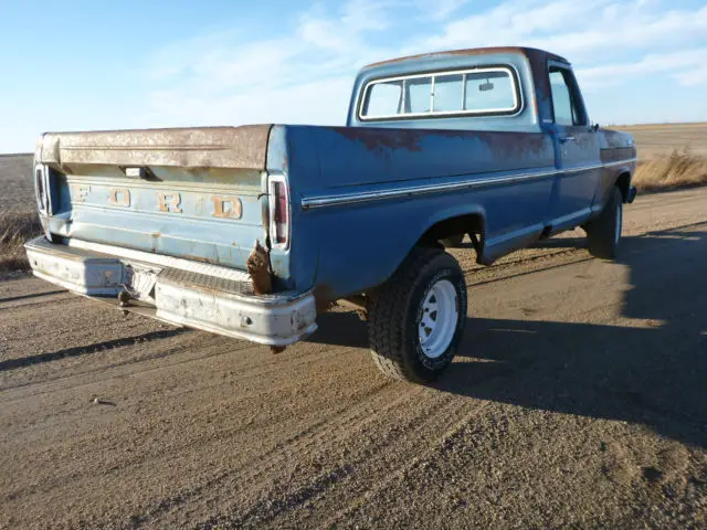 1967 ford f100 4x4 390 352 4 speed 1968 69 70 71 72 true survivor custom cab