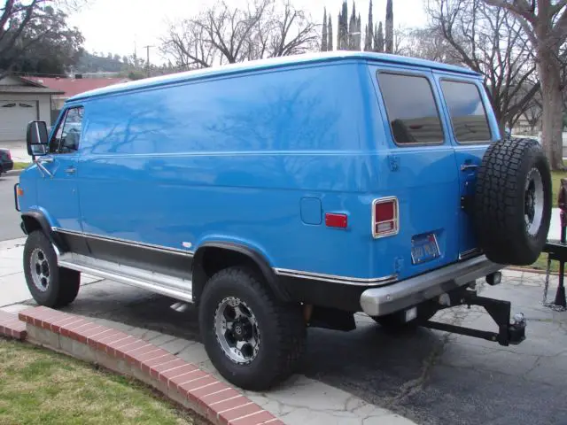 1972 chevrolet g30 4x4 van 4wd gmc sportvan custom 350 same owner 38 years