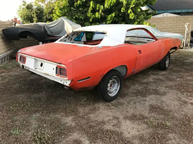 1971 plymouth barracuda hemi orange project