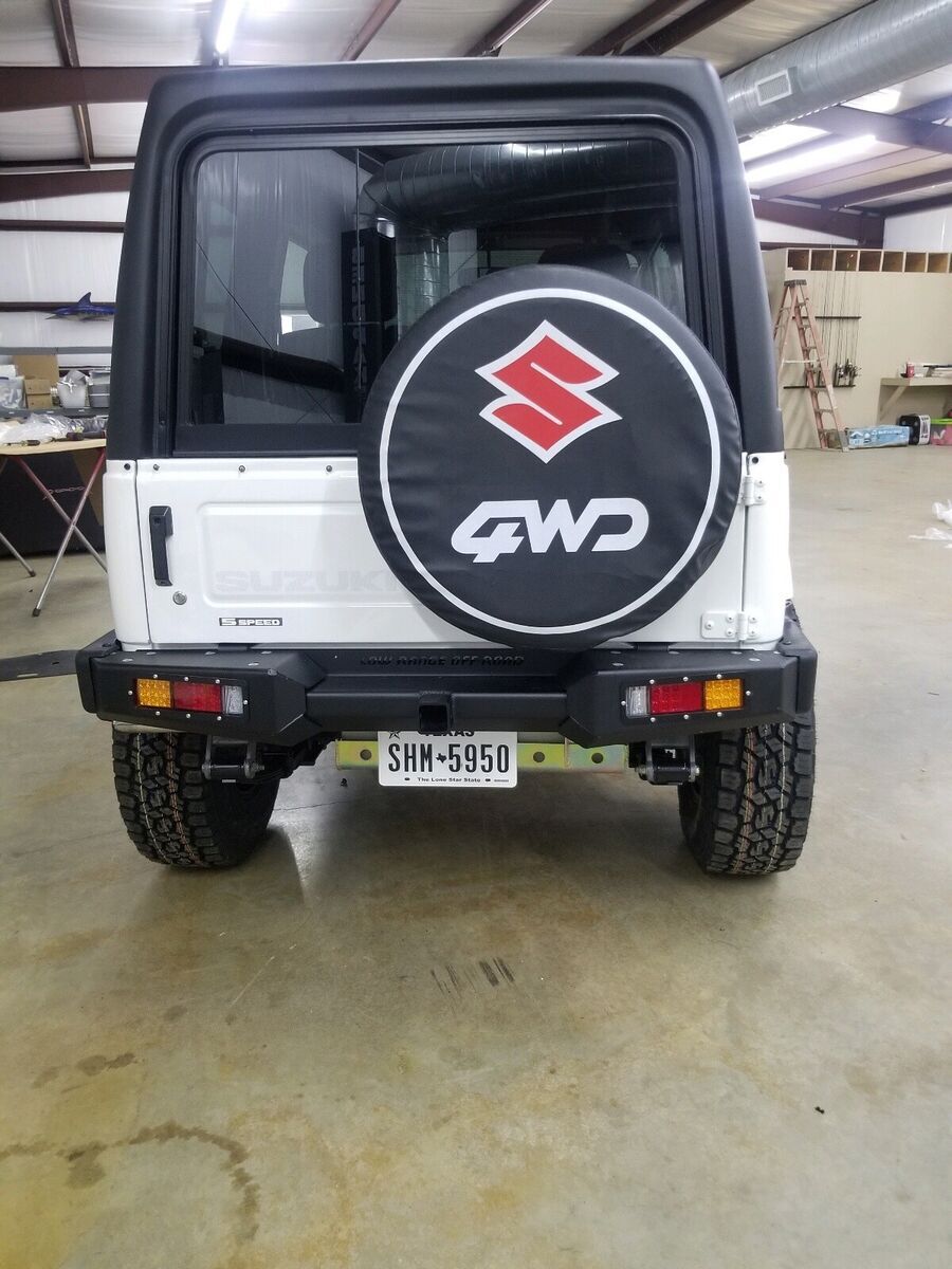 1987 suzuki samurai convertible white 4wd manual