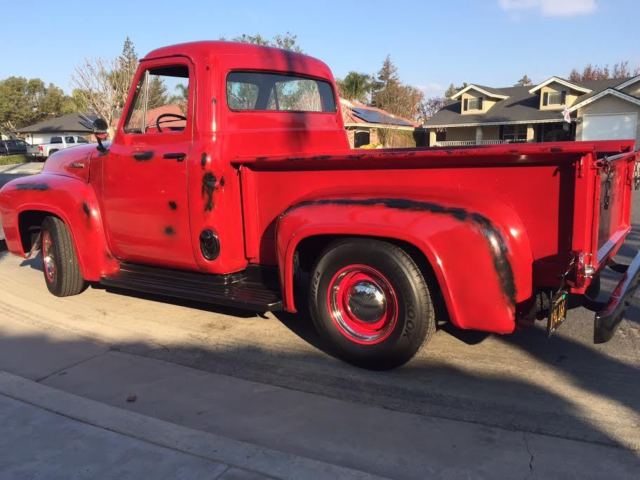 1954 ford f100. rat rod-patina look. cool truck--fun to cruise
