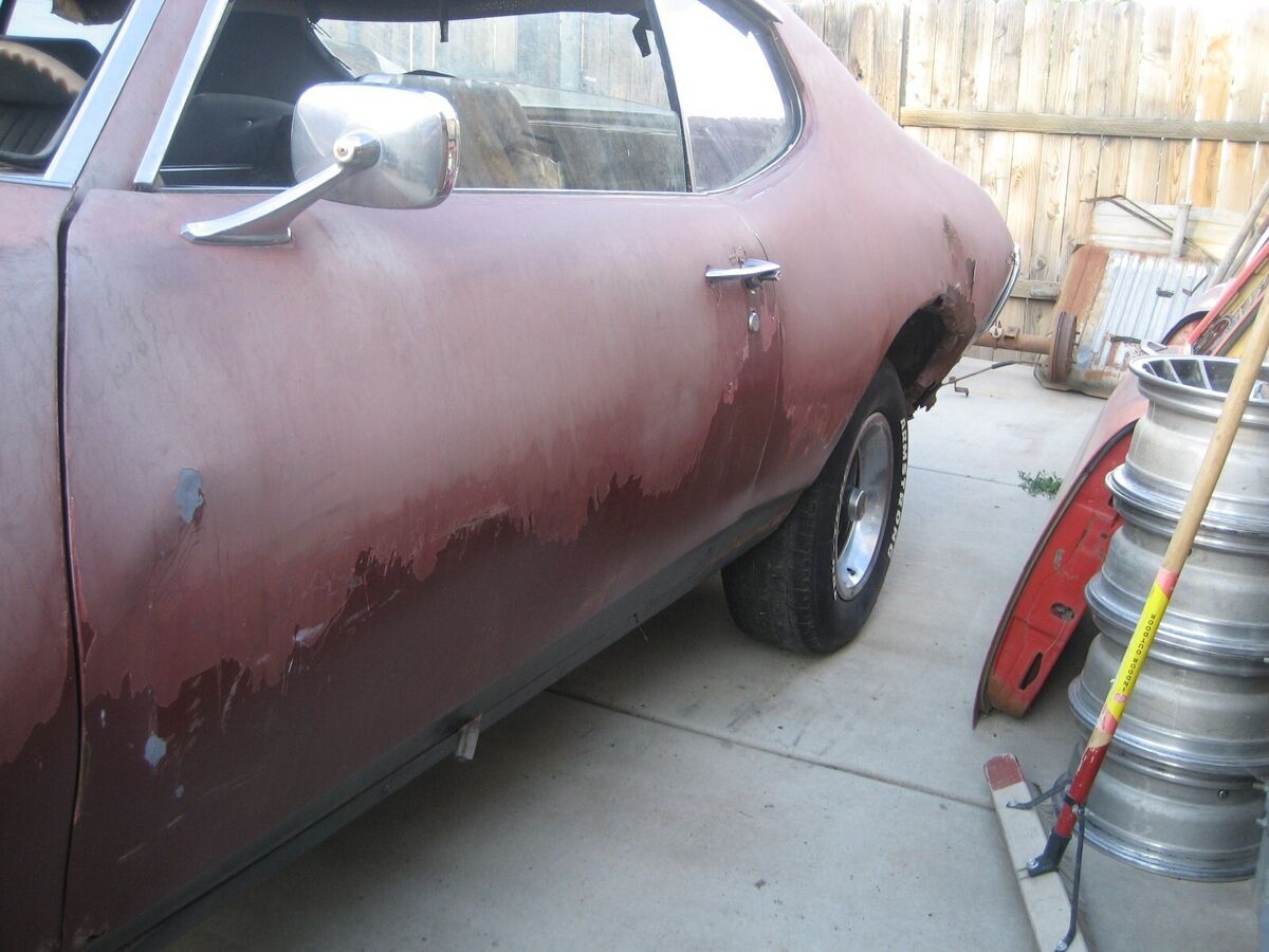 1969 gto hardtop phs documented black on black 4 spd project