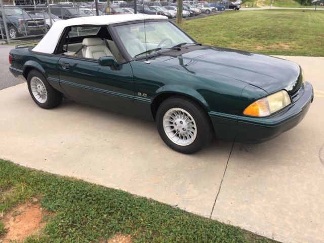 1990 ford mustang lx 5.0 convertible 7 up