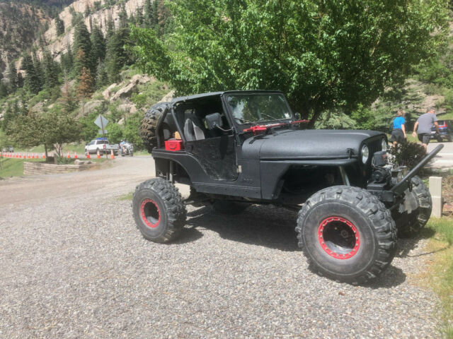1987 jeep monster rock crawler cj5 body on stretched frame