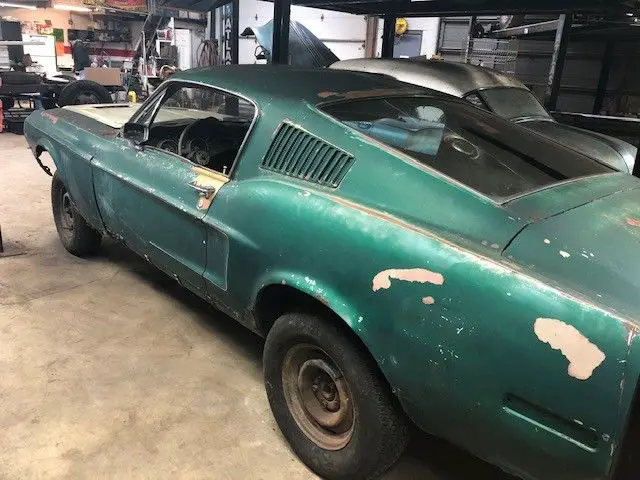 1968 ford mustang fastback 302 4v j code no reserve