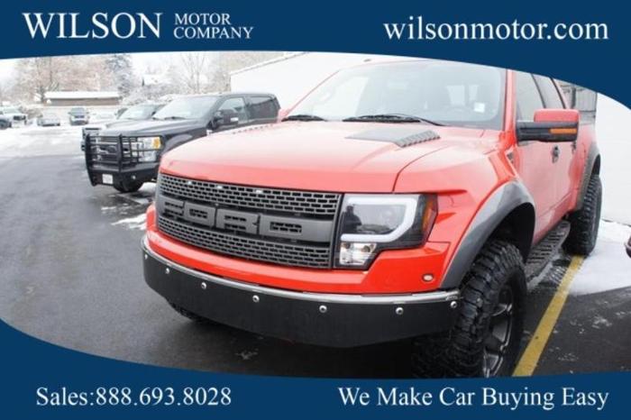 2012 ford f-150 svt raptor 4x4 svt raptor 4dr supercrew styleside 5.5 ft. sb for sale in logan, utah