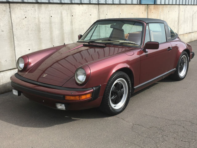 1983 porsche 911 sc targa 3.0 only 90,615 miles 1 owner all original & stock