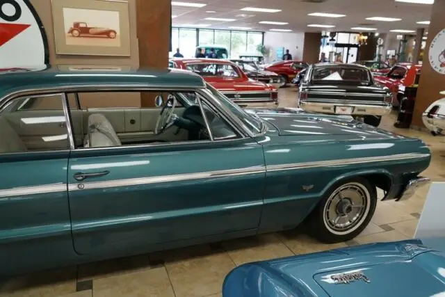 1964 chevrolet impala ss 0 lagoon aqua