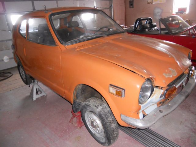 1972 honda z600 coupe rare micro car with 2 spare engines and transaxles