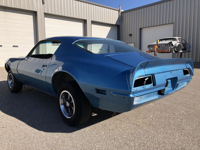 1972 pontiac formula - lucerne blue, rust free, 350 automatic