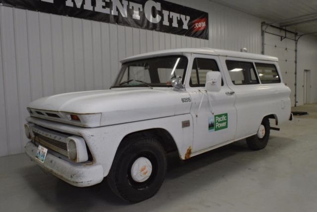 1966 chevy suburban ambulance 24,000 miles super solid 2 owner truck