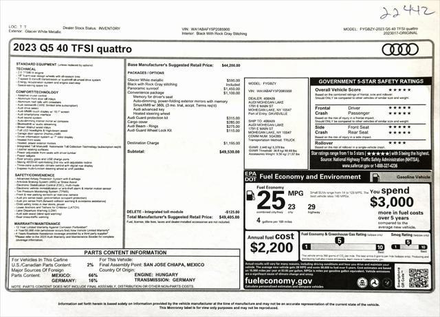 2023 audi q5 40 premium plus