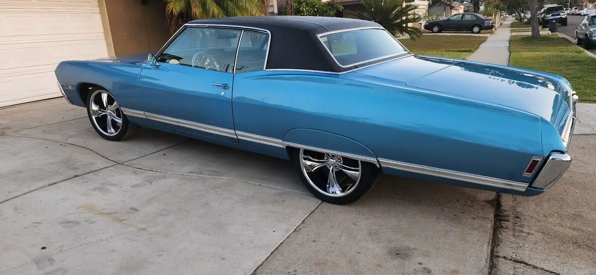 1968 chevrolet caprice coupe blue