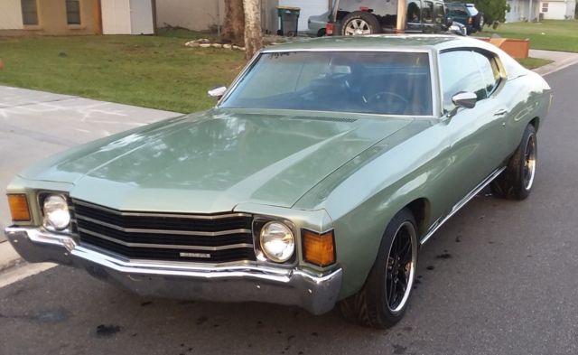 solid running driving 72 chevy chevelle malibu !!no reserve!!