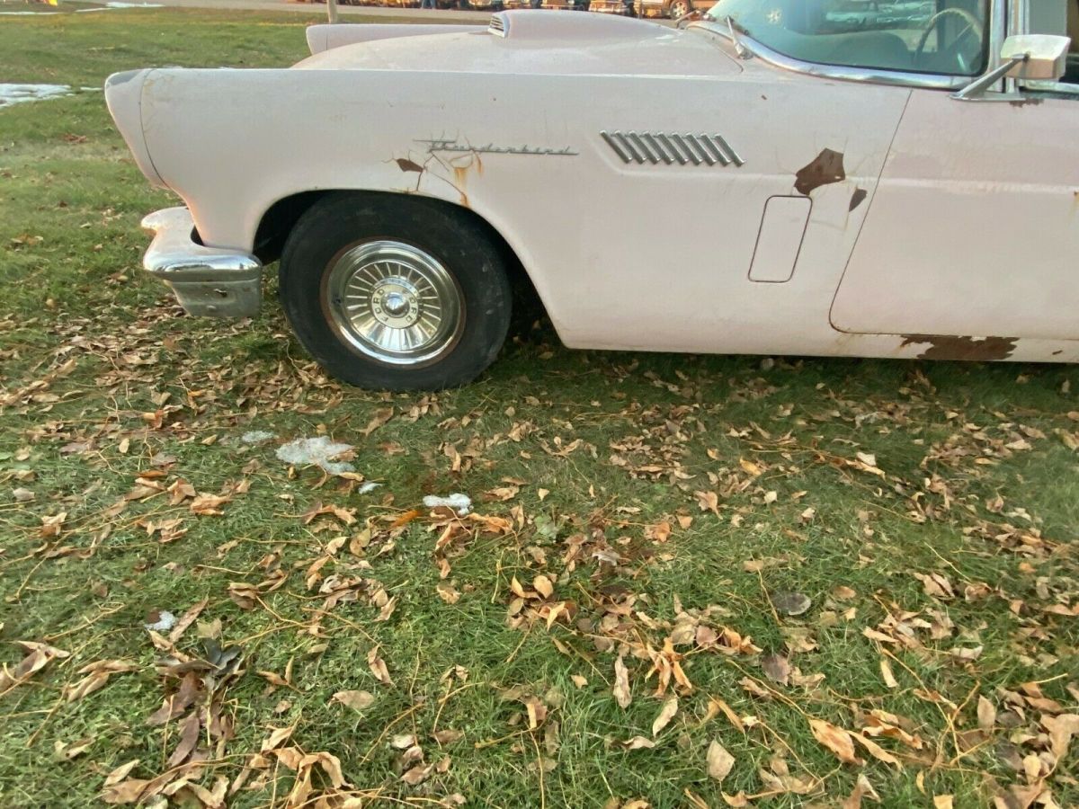 barn find 1957 ford thunderbird complete running restoration project no reserve!
