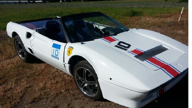 ferrari race car, 328, tilt nose