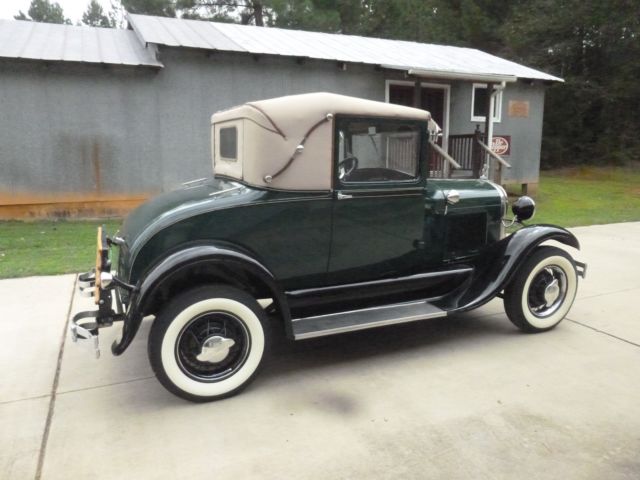 1929 ford model a sport coupe (driver)