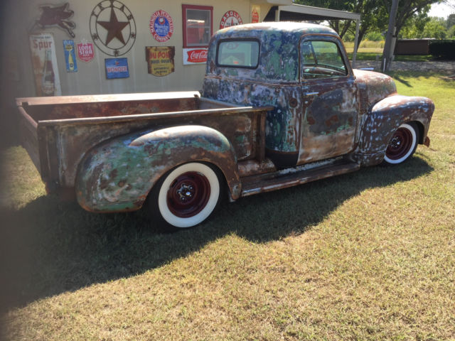 1950 chevy pickup, rat rod, hot rod, streeet rod