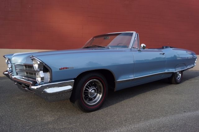 1965 pontiac catalina convertible : 421 / 4-speed frame-off restored