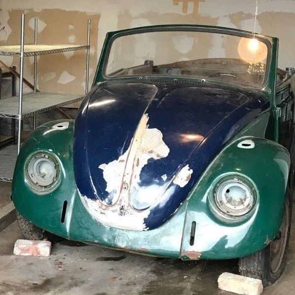 1967 volkswagen convertible bug vw project car automatic tranny rare