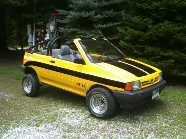 1993 ford festiva - customized convertible 2-door 1.3l